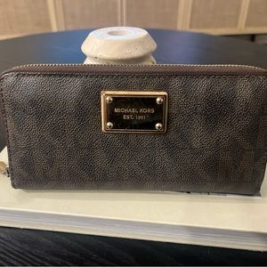 MK monogram wallet
